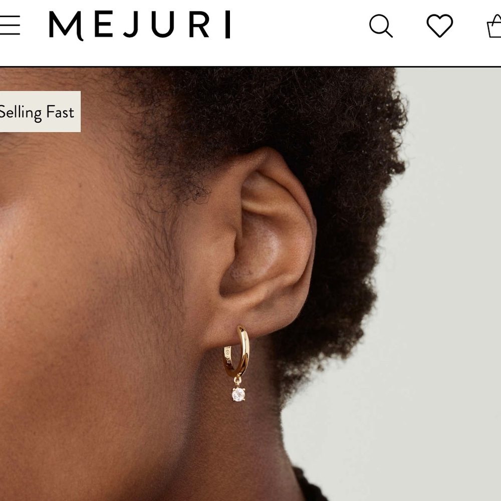 Mejuri sapphire mini hopps